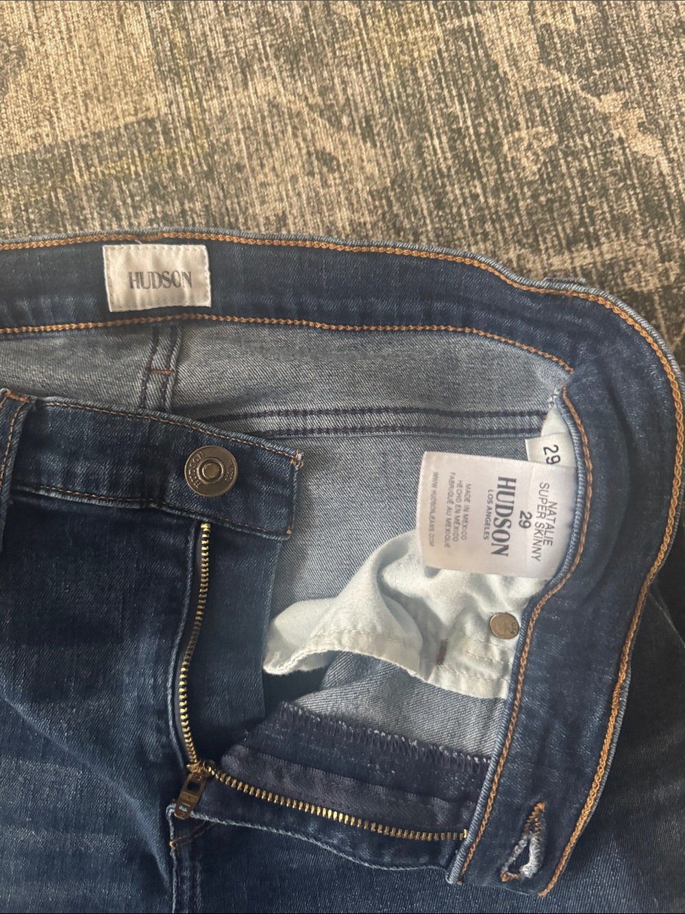 Hudson Natalie Super Skinny Jeans-29 - Picture 3 of 6